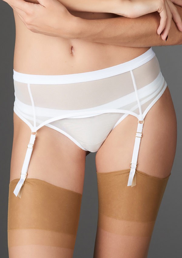 low rise garter belt